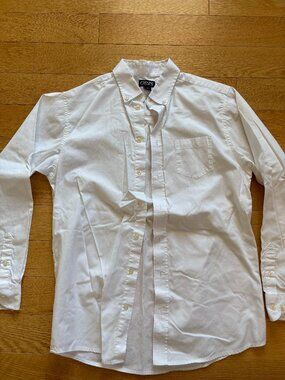 Chaps White Buttondown Shirt Boys